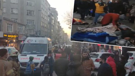 Küçükçekmecede 5 kişi doğal gazdan zehirlendi
