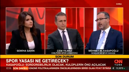 Gençlik ve Spor Bakanı Mehmet Muharrem Kasapoğlu yeni spor yasasının detaylarını anlattı Gençlik ve Spor Bakanı Mehmet Muharrem Kasapoğlu yeni spor yasasının detaylarını anlattı