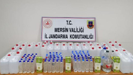 Mersinde sahte içki operasyonu: 5 gözaltı
