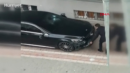 Esenyurtta öfkeli koca dehşeti; cipiyle eşinin aracına çarptı