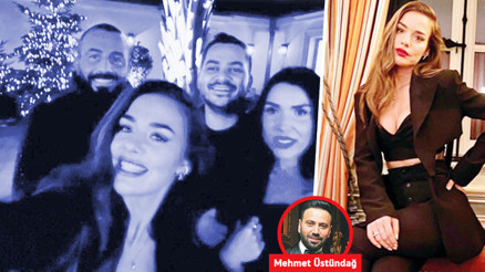 Bensu Soral ve Hakan Başın romantik kutlaması