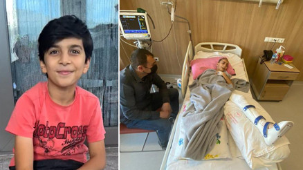 Köpeklerin saldırısına uğramıştı Enes, 9 ameliyatla yaşama tutundu
