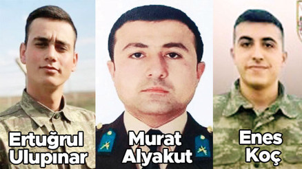 Hudutta hain tuzak 3 şehit, 1 yaralı