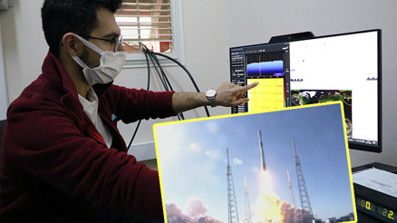 Türkiyenin ilk cep uydusu Grizu-263A ilk sinyali ve uzay boşluğundaki sesi gönderdi