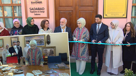 Emine Erdoğan, Tekâmül Sürdürülebilir Sanat Sergisinin açılışını yaptı