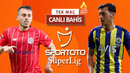 Fenerbahçede 4 isim son anda kadrodan çıkarıldı Antalyasporun iddaa oranı...