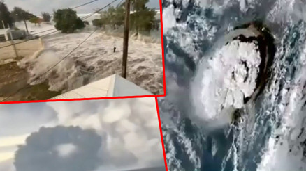 Son dakika: Tongada ikinci yanardağ patlaması Dev tsunami oluştu...
