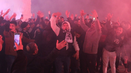 Altay’da taraftarlar kazan kaldırdı