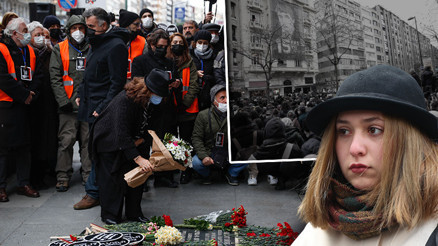 Hrant Dink ölümünün 15. yılında anılıyor: 15 Eksik Yıl bayrağı asıldı