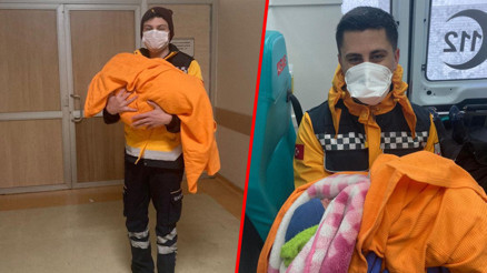 Başakşehirde ekipler hamile kadının doğumunu evde gerçekleştirdi