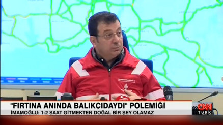 Fırtına anında balıkçıdaydı polemiği... İBB Başkanı İmamoğlu eleştirilere böyle yanıt verdi: Gizli bir yemek değildi