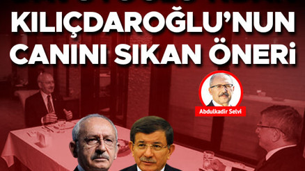 Davutoğlu’ndan Kılıçdaroğlu’nun canını sıkan öneri