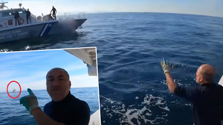 Türk balıkçılara Yunan tacizi Türk balıkçılara Yunan tacizi