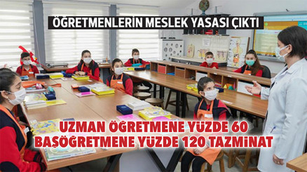 Öğretmenlerin meslek yasası çıktı