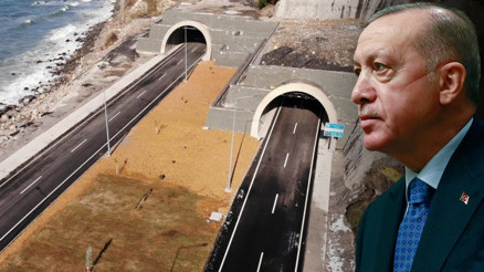 Son dakika... Cumhurbaşkanı Erdoğan açtı 30 dakikalık yol 5 dakikaya indi