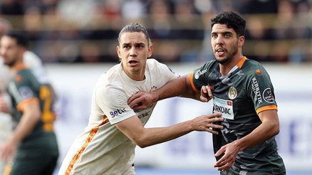 Alanyaspor 1-1 Galatasaray (Maçın özeti ve golleri)