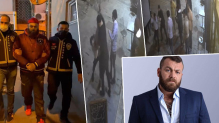 Beyoğlunda dizi oyuncusu Bahadır Ünlü ortalığı birbirine kattı