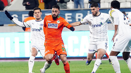 Kasımpaşa 2 - 2 Alanyaspor (Maç özeti ve goller)