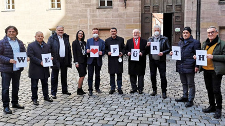 Türk Toplumundan, Fürth Belediye Başkanı’na ‘Geçmiş olsun’ ziyareti Türk Toplumundan, Fürth Belediye Başkanı’na ‘Geçmiş olsun’ ziyareti