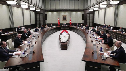 Cumhurbaşkanlığı Kabinesi, Cumhurbaşkanı Erdoğan başkanlığında Beştepede toplandı