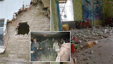 Ukraynanın doğusundaki Rusya yanlısı milisler anaokulunu vurdu Ukraynanın doğusundaki Rusya yanlısı milisler anaokulunu vurdu