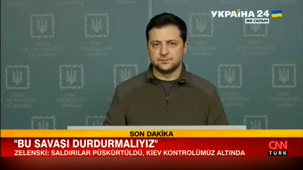 Ukrayna Devlet Başkanı Zelenskiden açıklama Ukrayna Devlet Başkanı Zelenskiden açıklama