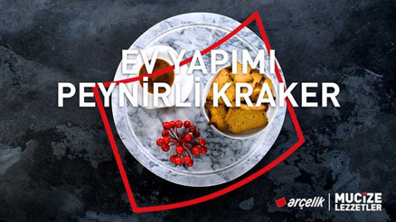 Ev yapımı peynirli kraker tarifi | Mucize Lezzetler