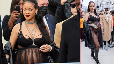 Kıyafeti olay oldu: Sanki yeryüzünde hamile kalan tek kadın