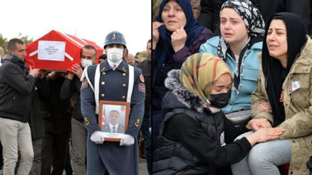 Şehit Uzman Çavuş İsmail Ergin, son yolculuğuna uğurlandı