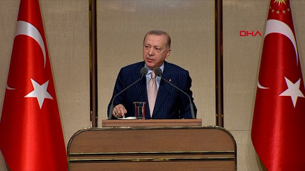 Cumhurbaşkanı Erdoğan, Cumhurbaşkanlığı Külliyesi Sergi Salonunda kadın muhtarlarla buluştu Cumhurbaşkanı Erdoğan, Cumhurbaşkanlığı Külliyesi Sergi Salonunda kadın muhtarlarla buluştu