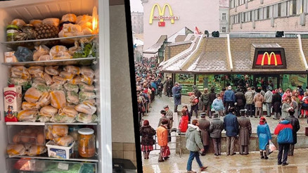 Rusyada McDonalds çılgınlığı Menüler satışa çıktı... Rusyada McDonalds çılgınlığı Menüler satışa çıktı...