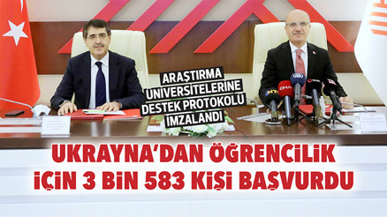 Ukrayna’dan öğrencilik için 3 bin 583 kişi başvurdu Ukrayna’dan öğrencilik için 3 bin 583 kişi başvurdu