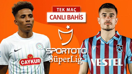 Trabzonspor 5 eksikle Rizede Liderin galibiyetine verilen iddaa oranı...