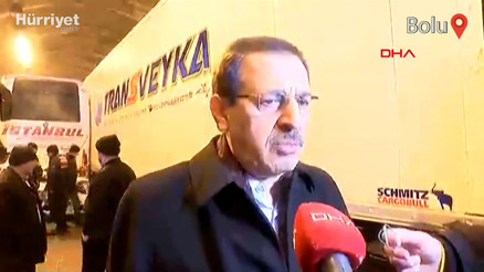 Bolu Valisi Ahmet Ümit Bolu Tünelindeki kaza ile ilgili açıklama yaptı