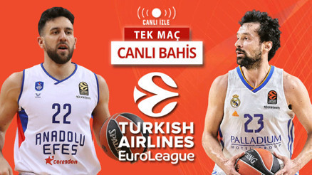 Euroleague maçları CANLI YAYINLA Misli.comda Anadolu Efesin Real Madrid karşısında iddaa oranı... Euroleague maçları CANLI YAYINLA Misli.comda Anadolu Efesin Real Madrid karşısında iddaa oranı...