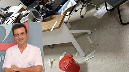 İzmirde doktora şiddet