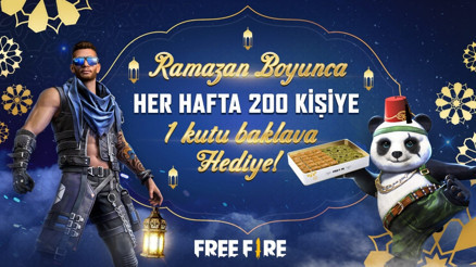 Free Fire, Ramazan’da oyunculara 1 ton baklava dağıtacak Free Fire, Ramazan’da oyunculara 1 ton baklava dağıtacak