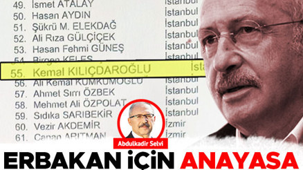 Kılıçdaroğlu, Erbakan için Anayasa Mahkemesi’ne başvurmuş