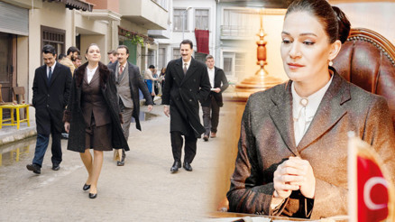 Özge Borak klasik arabaları ustalıkla kullandı