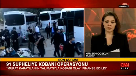 91 şüpheliye Kobani operasyonu