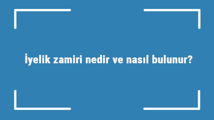İyelik zamiri nedir ve nasıl bulunur İyelik zamiri örnek cümleleri ile konu anlatımı İyelik zamiri nedir ve nasıl bulunur İyelik zamiri örnek cümleleri ile konu anlatımı