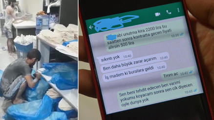 Yere dökülen unlarla lavaş yapıldı Kendisini böyle savundu