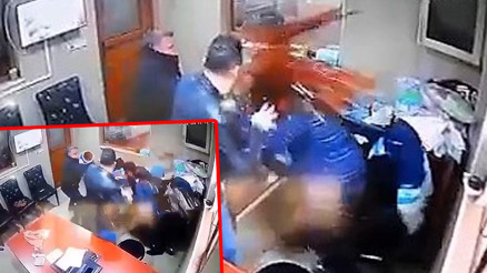 Kendisini işten çıkaran patronun yüzüne asit attı Dehşet anları kamerada