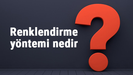Renklendirme yöntemi nedir ve özellikleri nelerdir Renklendirme yönteminde renkler neyi ifade eder (coğrafya harita)