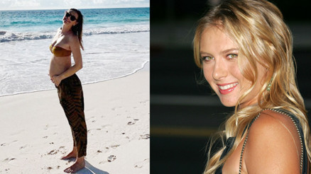 Maria Sharapova hamile: İki kişilik doğum günü pastası