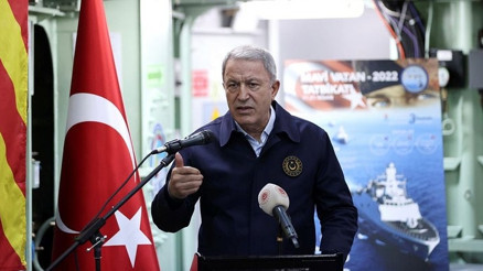 Bakan Akardan Mavi Vatan Tatbikatında Yunanistan’a dostluk eli mesajı