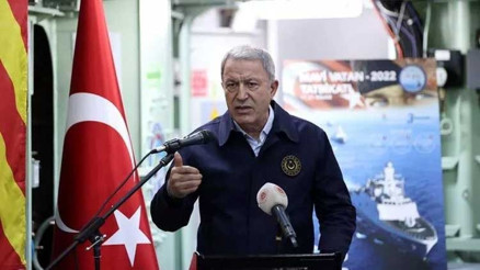 Bakan Akardan Mavi Vatan Tatbikatında Yunanistan’a dostluk eli mesajı