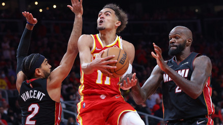 Trae Young, Miami Heati son saniyede yıktı Seride son durum...