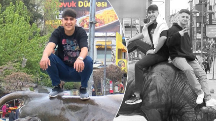 Boğa heykelinin restorasyonu yeni tamamlanmıştı Kadıköyde ilginç anlar