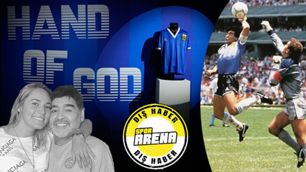 Maradonanın ikonik Tanrının Eli golünü atarken giydiği forma rekor bedelle satıldı Büyük tartışma: Forma gerçek değil mi